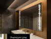 Designer Backlit LED Bathroom Mirror L65 #3