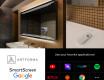 Designer Backlit LED Bathroom Mirror L75 #4