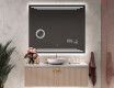 Designer Backlit LED Bathroom Mirror L75 #9
