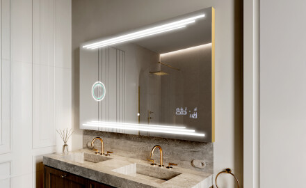 Designer Backlit LED Bathroom Mirror L75