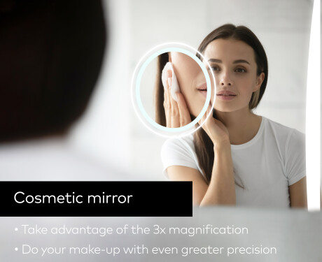 Designer Backlit LED Bathroom Mirror L77 #8