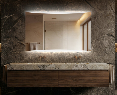 Designer Backlit LED Bathroom Mirror L78