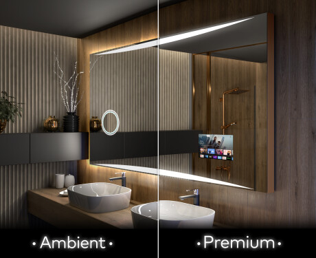 Designer Backlit LED Bathroom Mirror L78
