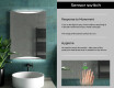 Designer Backlit LED Bathroom Mirror L78 #7