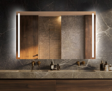 Battery Operated LED Illuminated Mirror L02