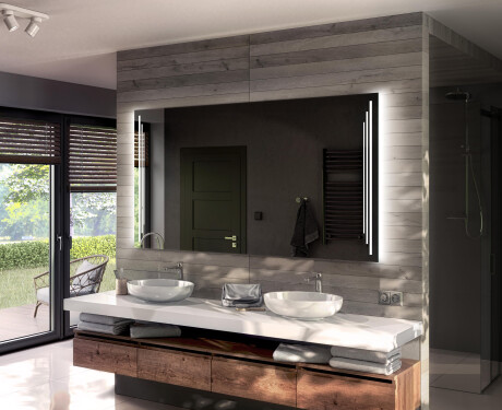 Battery Operated LED Illuminated Mirror L27