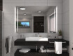 Battery Operated LED Illuminated Mirror L27 #5