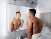Battery Operated LED Illuminated Mirror L27 #6