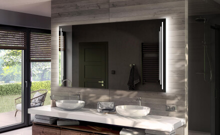 Battery Operated LED Illuminated Mirror L27