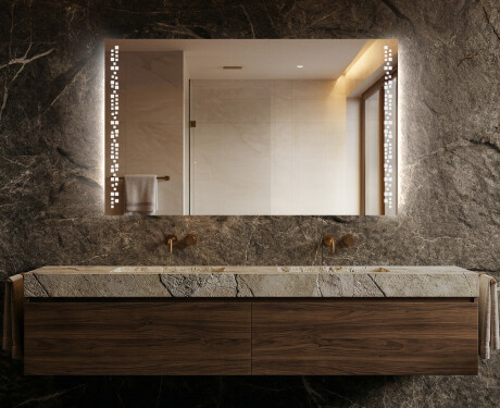 Battery Operated LED Illuminated Mirror L38