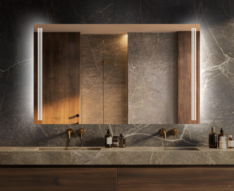 Battery Operated LED Illuminated Mirror L131