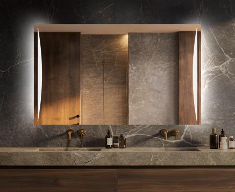 Battery Operated LED Illuminated Mirror L135