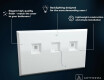 BATHROOM MIRROR WITH LED LIGHT - SLIMLINE L01 #3