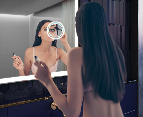 BATHROOM MIRROR WITH LED LIGHT - SLIMLINE L01 #4