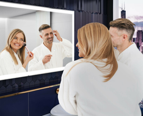 BATHROOM MIRROR WITH LED LIGHT - SLIMLINE L01 #5
