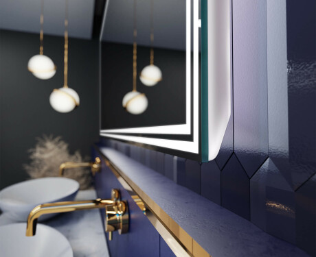 BATHROOM MIRROR WITH LED LIGHT - SLIMLINE L57 #2