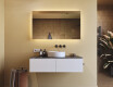Designer Backlit LED Bathroom Mirror 120x70cm with cool LED color 7000K, warm color 3000K, or neutral color 4500K #8