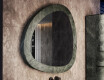 Irregular mirror with a natural stone frame L296 #4