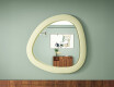 LED mirror with an irregular shape and a lacquered MDF frame L308 #7