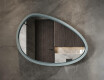 Asymmetrical LED mirror with a lacquered MDF frame L310 #4