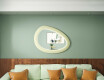 Asymmetrical LED mirror with MDF frame L310 #2