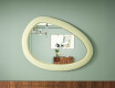 Asymmetrical LED mirror with MDF frame L310 #4