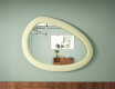 Asymmetrical LED mirror with MDF frame L310 #7