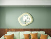 Designer LED mirror with MDF in a geometric shape L309 #2
