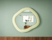 Designer LED mirror with MDF in a geometric shape L309 #4