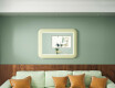 Rounded LED mirror in a glossy MDF frame L305 #2