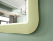 Rounded LED mirror in a glossy MDF frame L305 #6