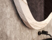 Asymmetrical mirror with a stone texture L298 #3