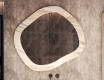Custom-sized bathroom mirror with a stone frame L297 #5