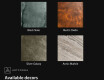 Bathroom mirror with a stone laminate finish L295 #2