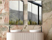 Rectangular wall hanging mirror L197 #6
