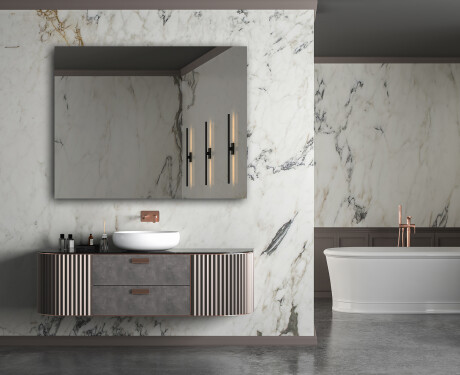 Rectangular vertical wall hanging mirror L198 #5