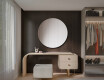 Round wall hanging mirror L203 #2