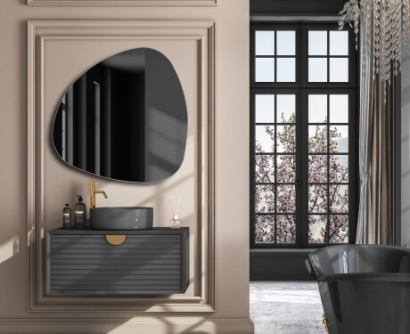 Irregular wall hanging mirror L210 #4