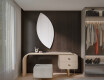 Irregular vertical wall hanging mirror L214 #2