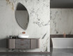 Irregular vertical wall hanging mirror L214 #5