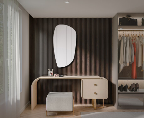 Irregular vertical wall hanging mirror L215 #2