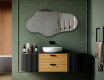 Irregular wall hanging mirror L216