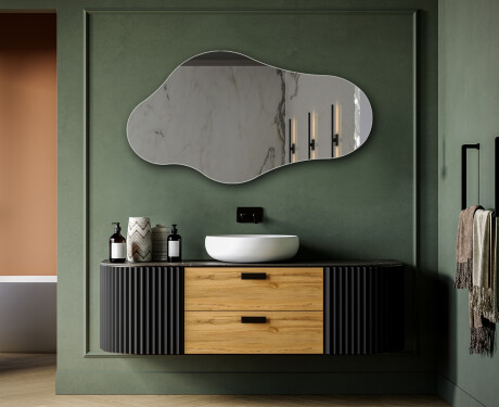 Irregular wall hanging mirror L216