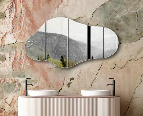 Irregular wall hanging mirror L216 #6