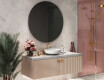 Round wall framed hanging mirror L203 #6