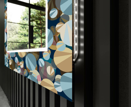 Backlit Decorative Mirror For The Hallway - Ball #9