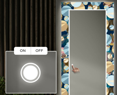 Backlit Decorative Mirror For The Hallway - Ball #3