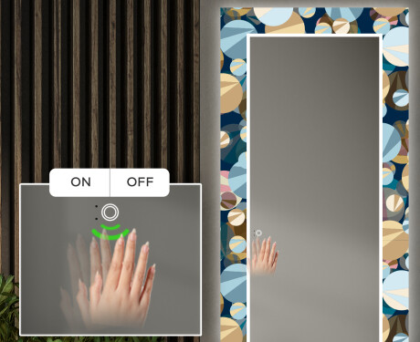 Backlit Decorative Mirror For The Hallway - Ball #4