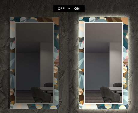 Backlit Decorative Mirror For The Hallway - Ball #6