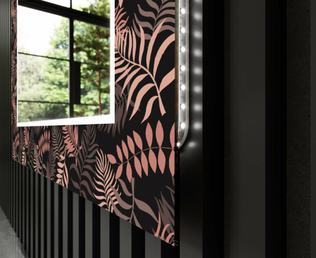 Backlit Decorative Mirror For The Living Room - Jungle #9